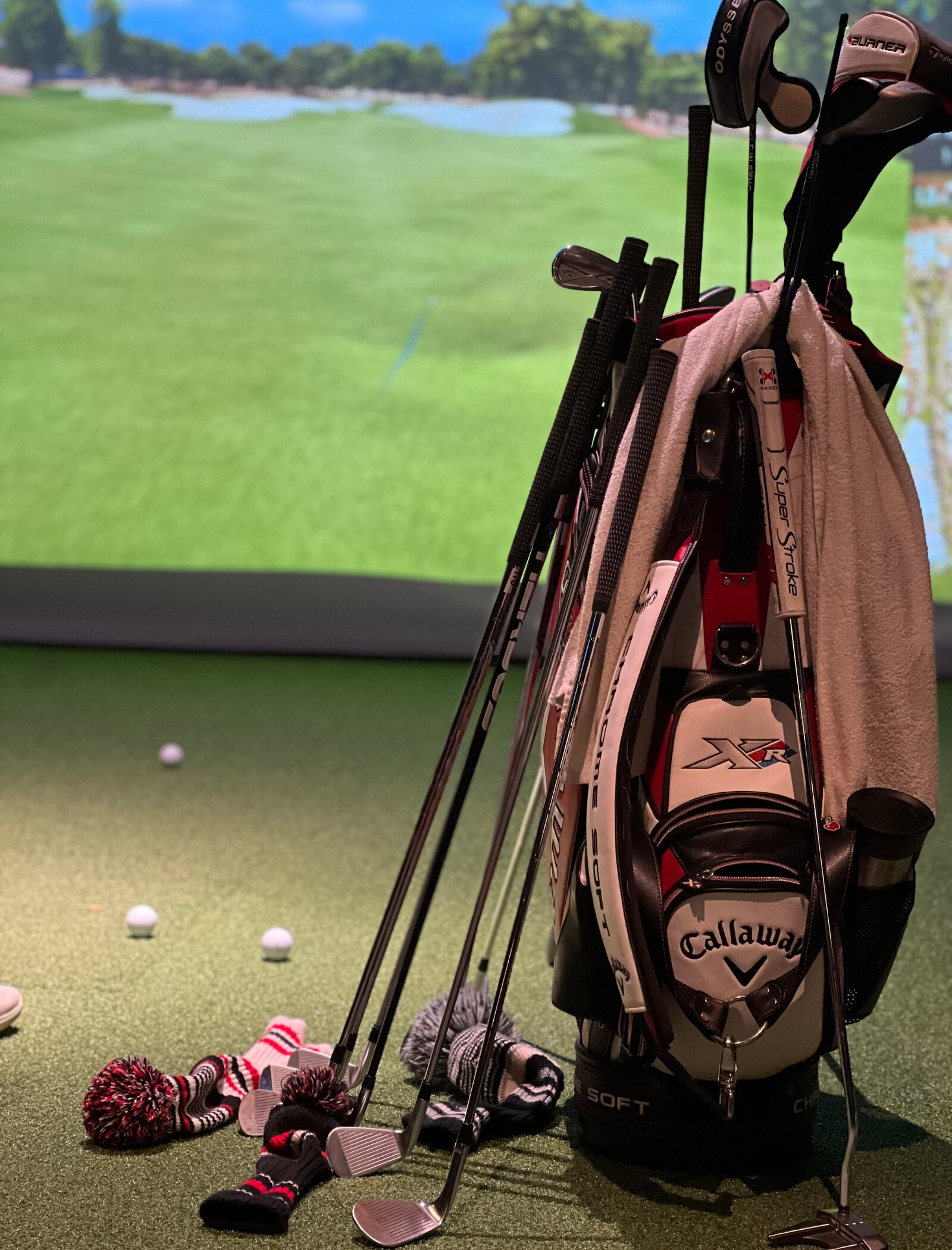 Loungen på ACE Indoor Golf i Kungsbacka
